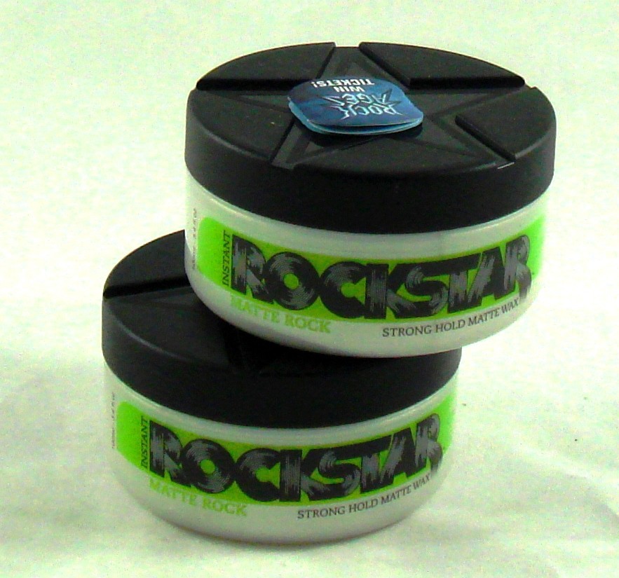 2x Instant Rockstar Matte Rock Strong Wax hair styling wax products