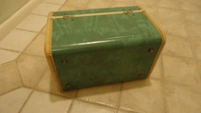 Samsonite Black Label Vintage Luggage on Vintage Samsonite Green Marbled Train Case Cosmetic Suitcase Luggage