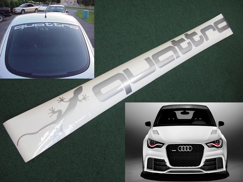 Audi Quattro Sunstrip Windshield Decal Sticker S3 S4 A4 TT RS4 LD28 eBay