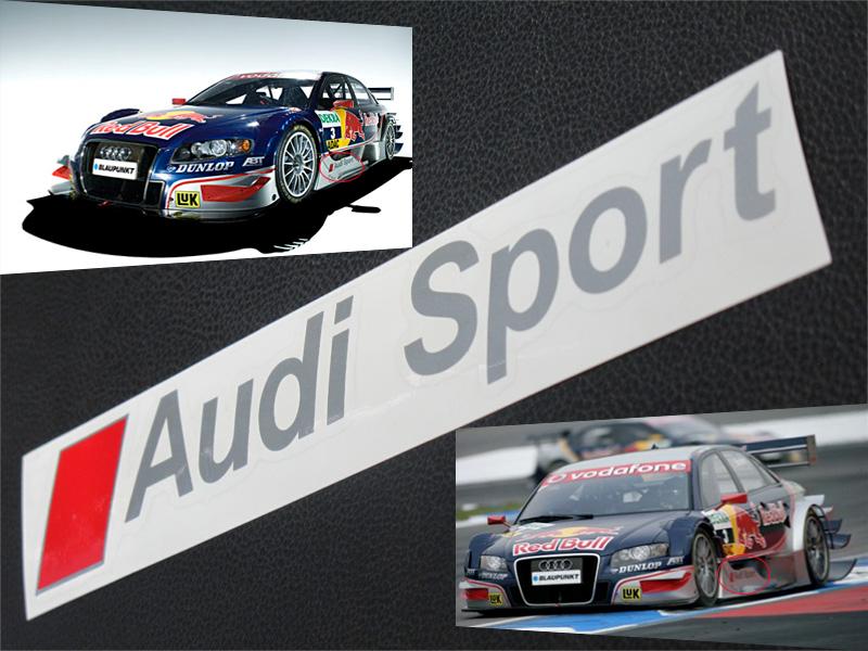 2pcs Audi Sport Decal sticker RS6 S6 RS4 S4 A4 S3 TT FSI DTM Cd29
