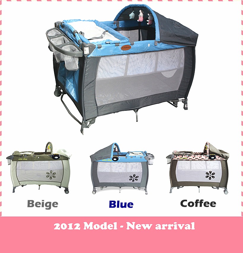 All In One Deluxe Baby Portable Travel Cot Portacot Playpen 2012 Model
