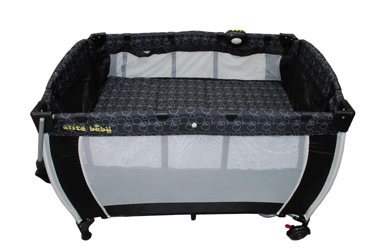 New All in 1 Deluxe Baby Portable Travel Cot Portacot Playpen Crib Bed