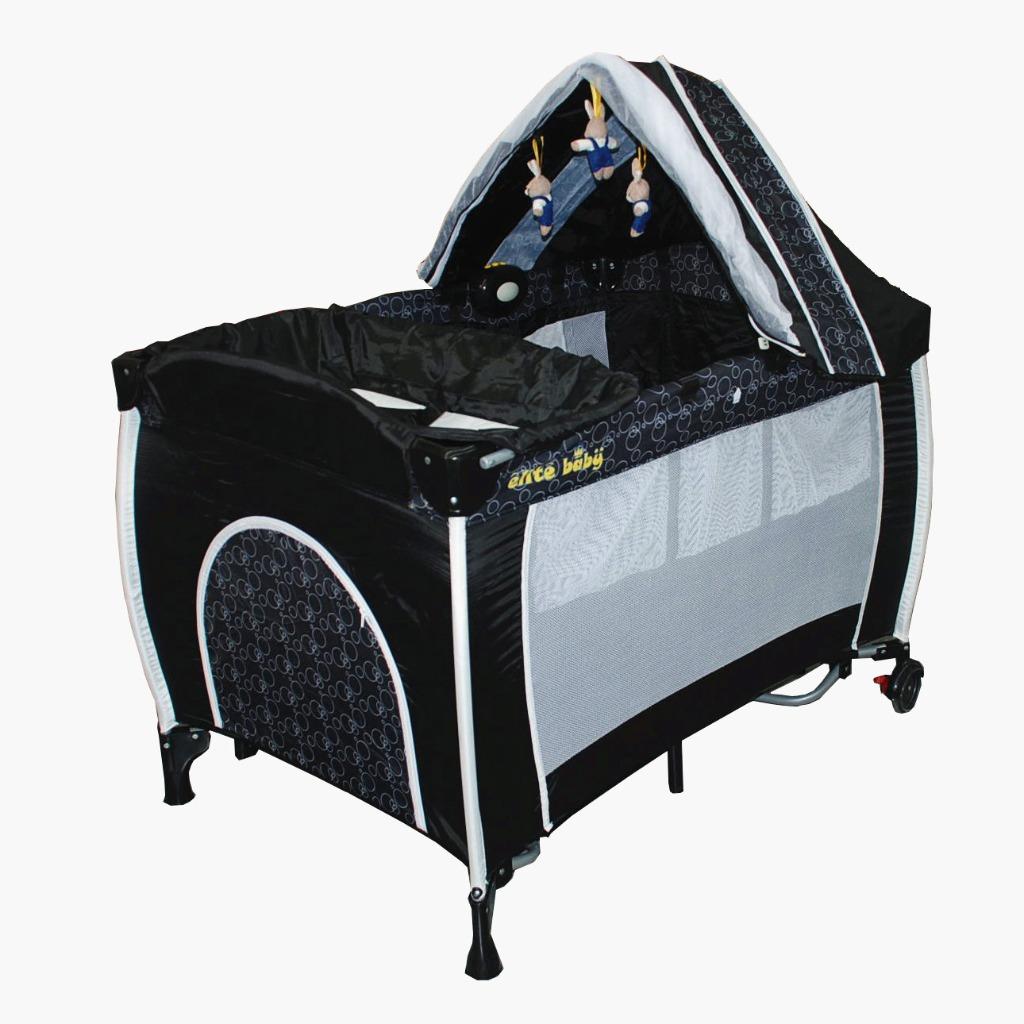New All in 1 Deluxe Baby Portable Travel Cot Portacot Playpen Crib Bed