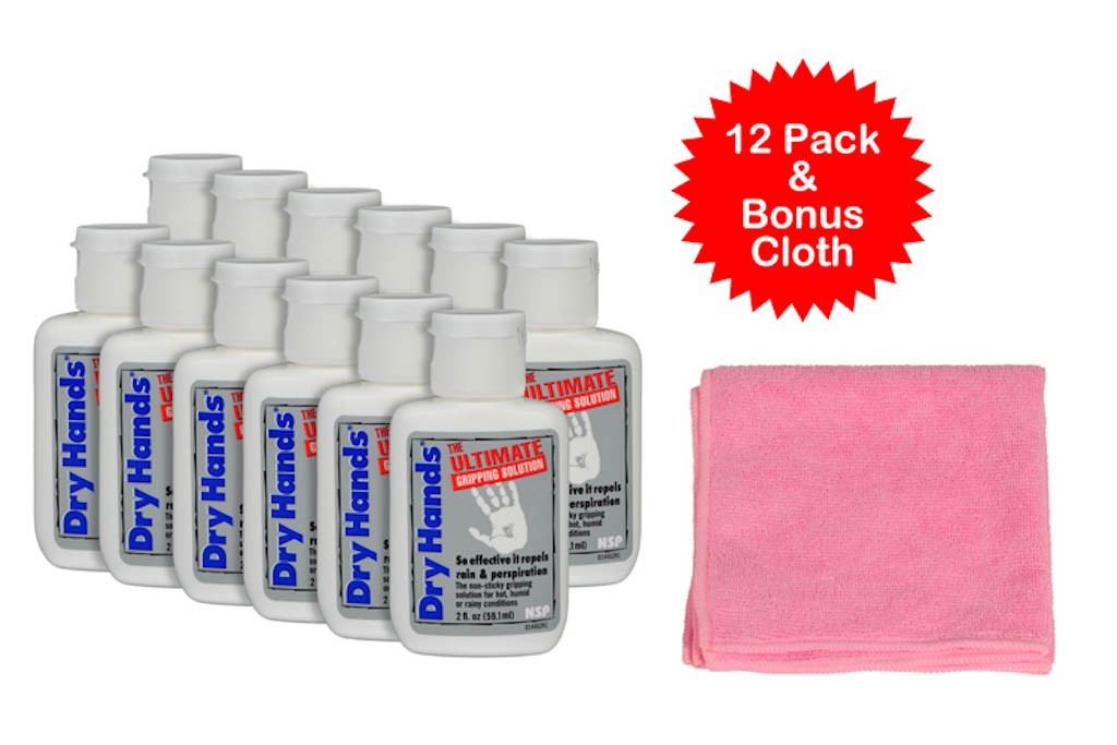 12 pack Dry Hands 2oz Ultimate Gripping Solution Pole Dancing + Bonus