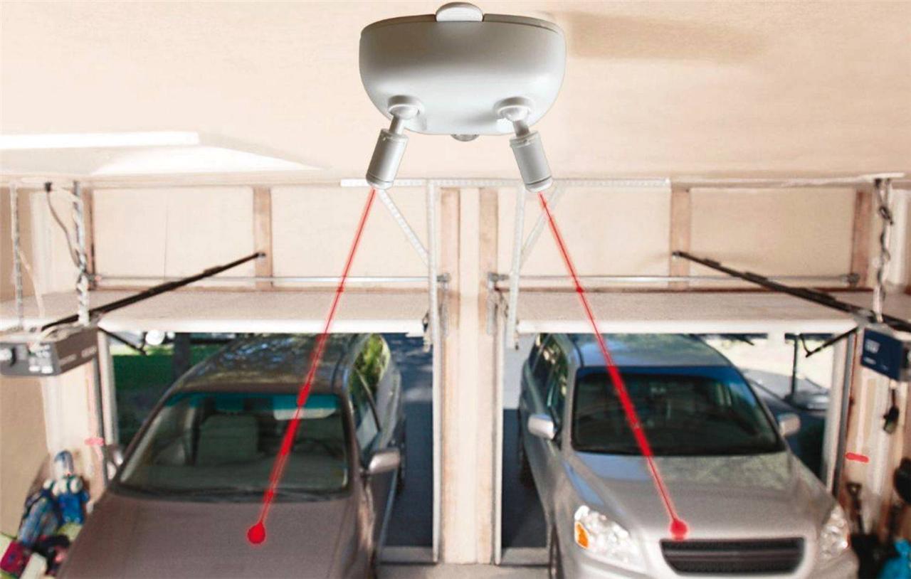 MAXSA Innovations Garage Dual Laser Parking Double Lasers For Two Cars