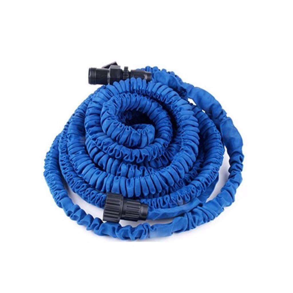 Xhose 25ft Dap Original Expanding Hose BLUE Ultra Lightweight Home