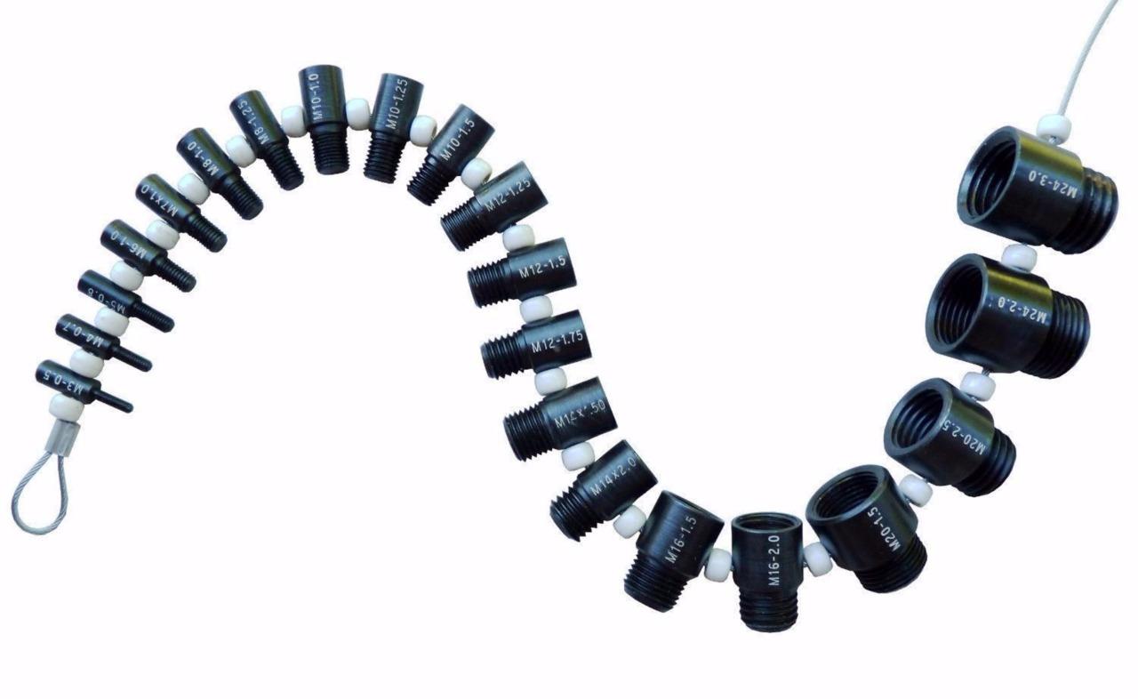 Nut & Bolt Thread Checker on a Cable METRIC Pitch Gauge SWTCM21 Made