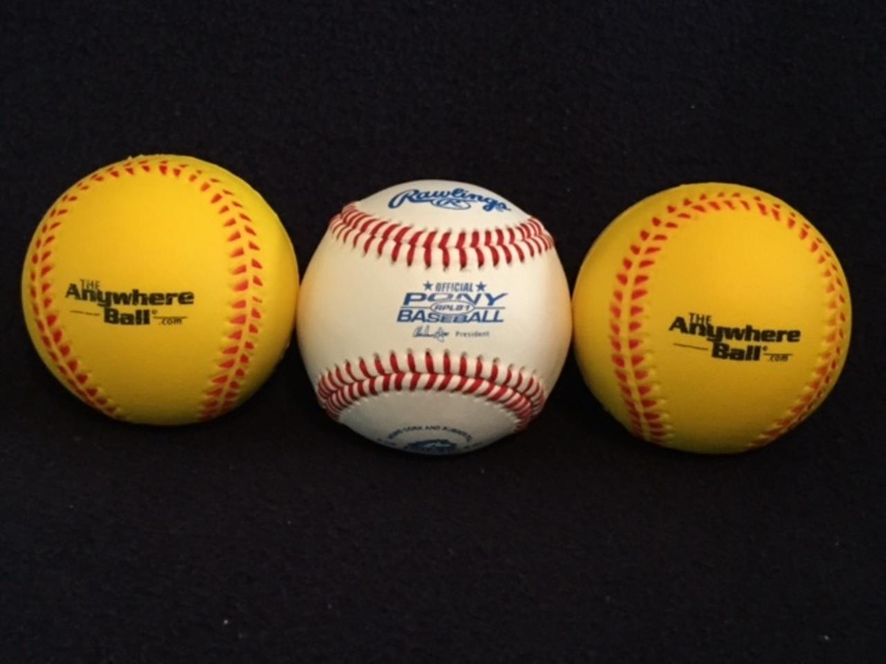 softball,cooperative the anywhere ball baseball softball foam training ball batting