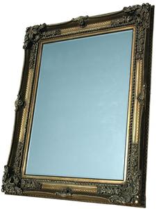 ANTIQUE SILVER ORNATE LARGE ROCOCO FRENCH FLOOR MIRROR  eBay