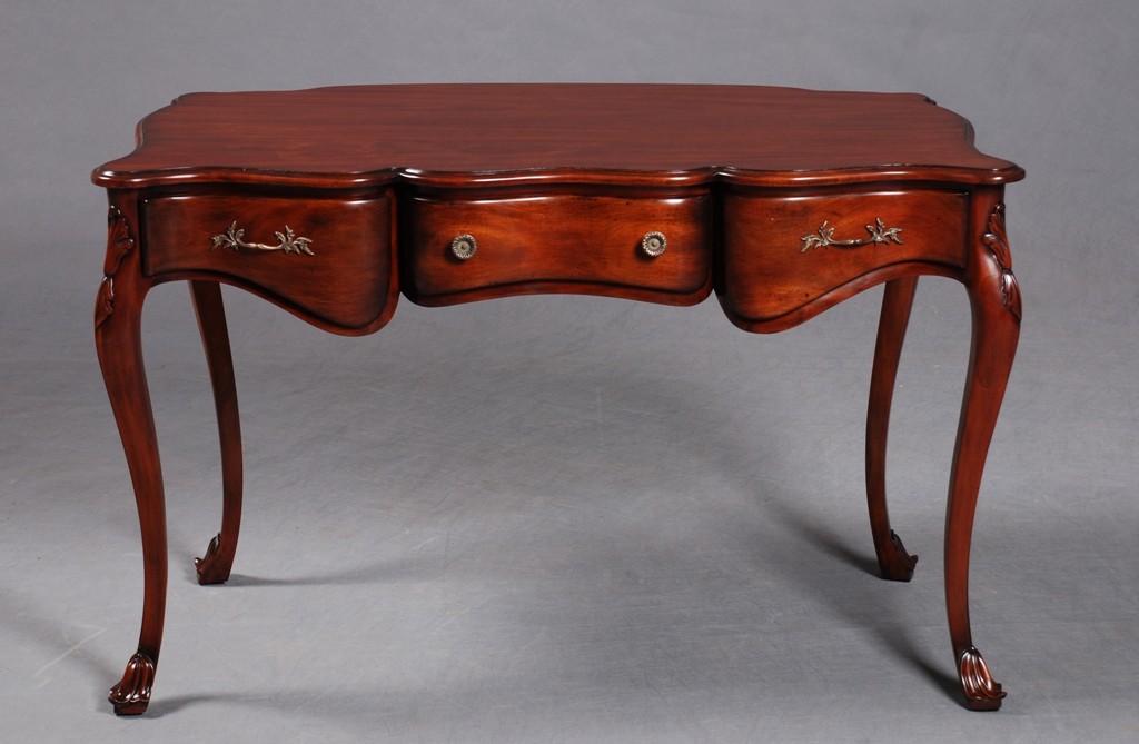 Antique Vintage Style French Ornate Office Writing Desk eBay