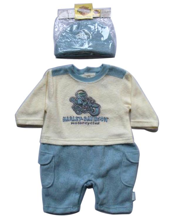 Harley Davidson Boys Infant Baby Apparel Outfit Set 2 Piece with Cap eBay