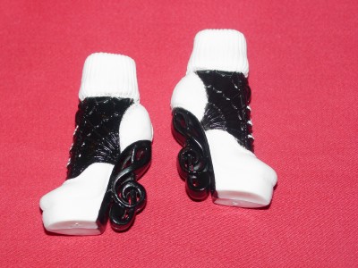 High Heel Saddle Shoes on Htf Operetta Monster High Doll Saddle Shoe Musical Treble Clef Heels