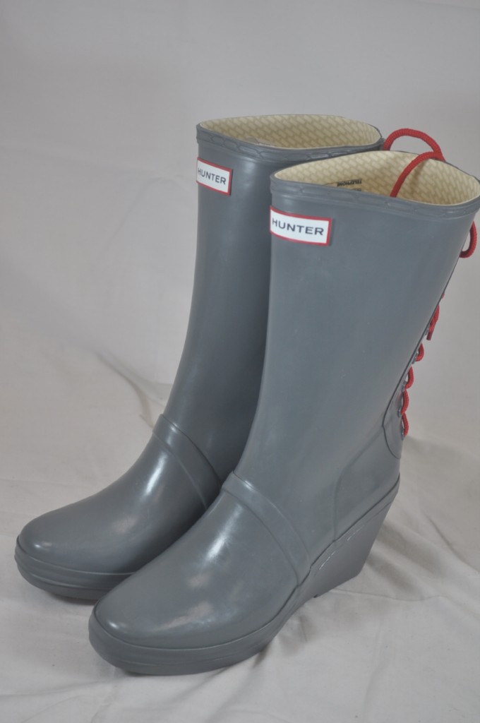 lace rain boots
