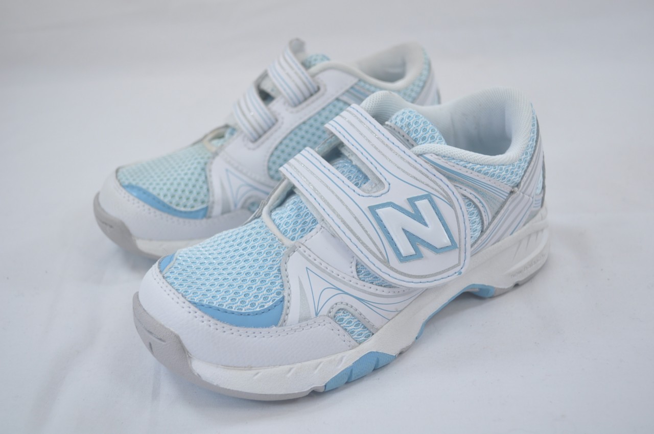 NEW BALANCE KV516CBP KV 516 WHITE BABY BLUE KIDS VELCRO RUNNING SHOE