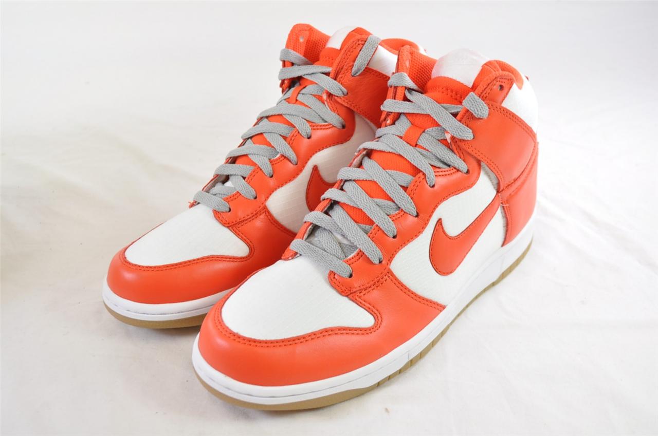 nike trainers orange sole