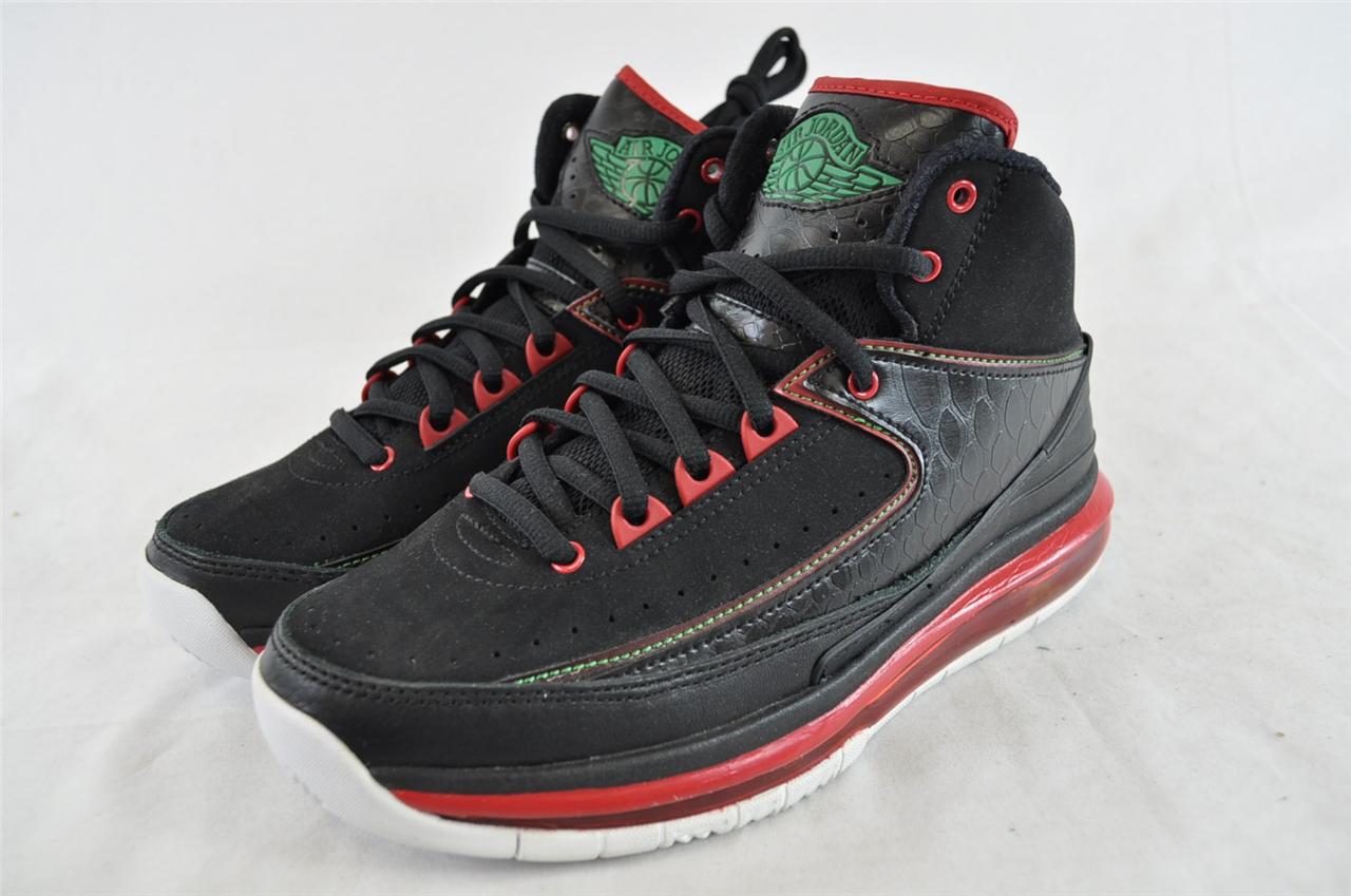 AIR MAX HYBRID JORDAN 2.0 (GS) 472605 005 BLACK/CLASSIC GREENVARSITY