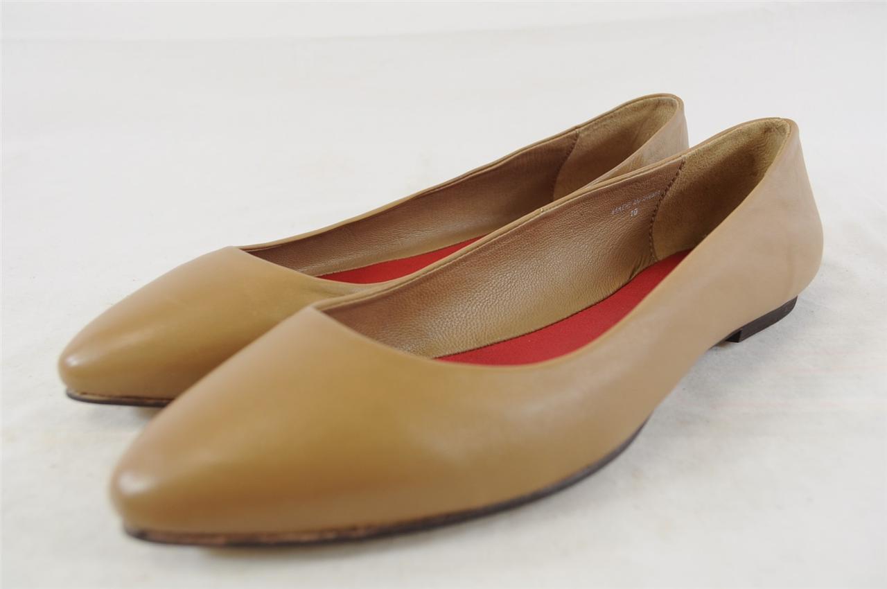 womens brown pointed toe flats