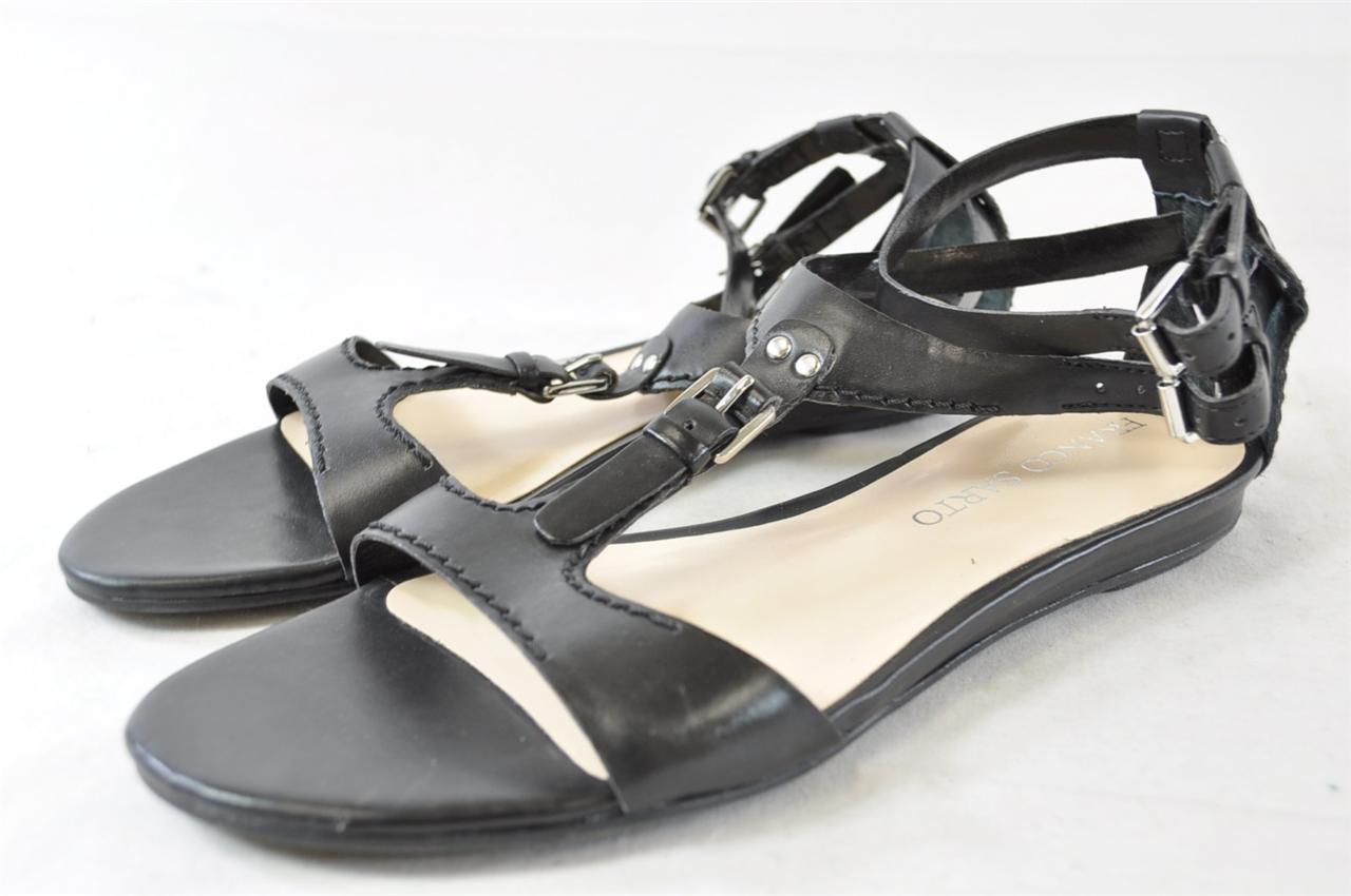 franco sarto open toe flats