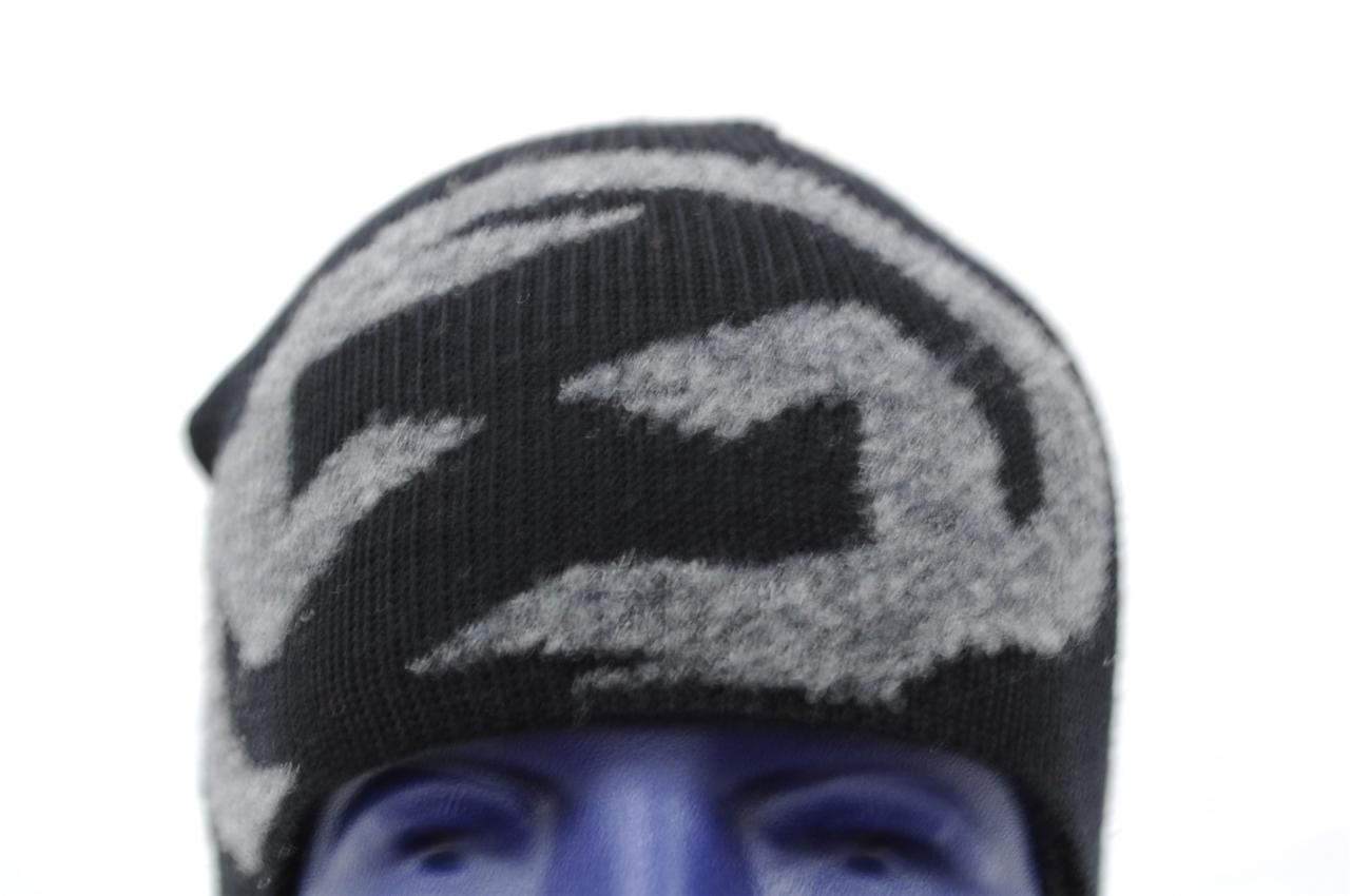 GUCCI 248802 3G642 1062 BLACK/GREY WINTER SKULLY BEANIE HAT