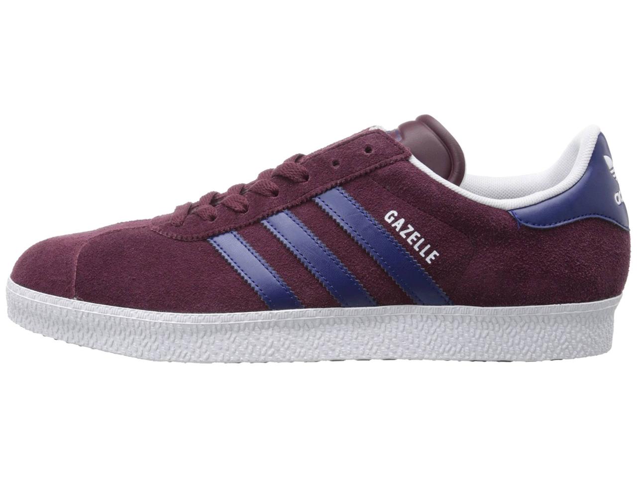 adidas gazelle burgundy and blue