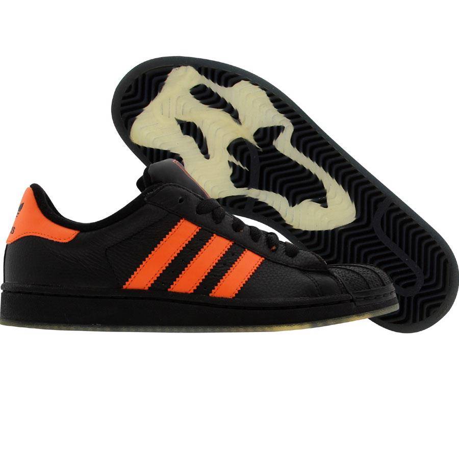 ADIDAS SUPERSTAR 2 J HALLOWEEN GHOST 014312 BLACK/ORANGE - LEATHER - SHELL TOE | eBay