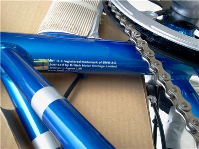 Mini Cooper Folding Bicycle Bike Brand New In Box Unused