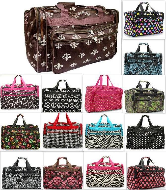 20-Styles-22-DUFFLE-BAG-Gym-Weekend-Overnight-Tote-Bag-Carry-On-Choose-One