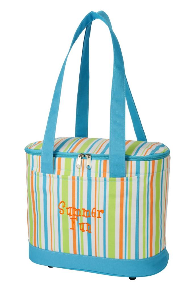 One 12" PICNIC COOLER Summer Thermal Basket Lunch Box Tote Bag Thirty