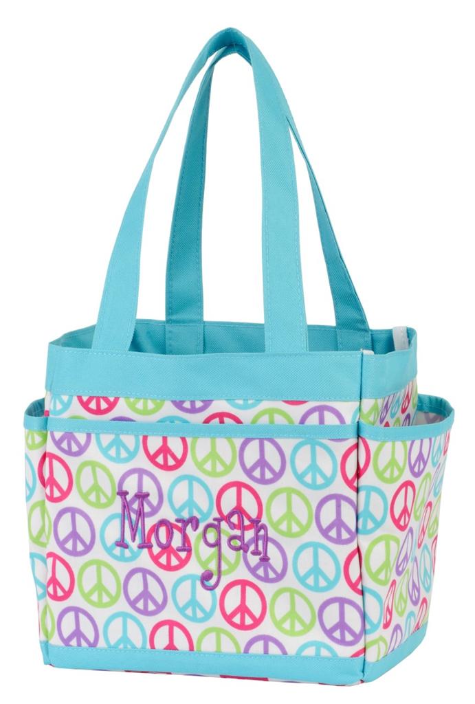 PERSONALIZED One MINI ORGANIZER Caddy Tote Basket Bag Monogrammed