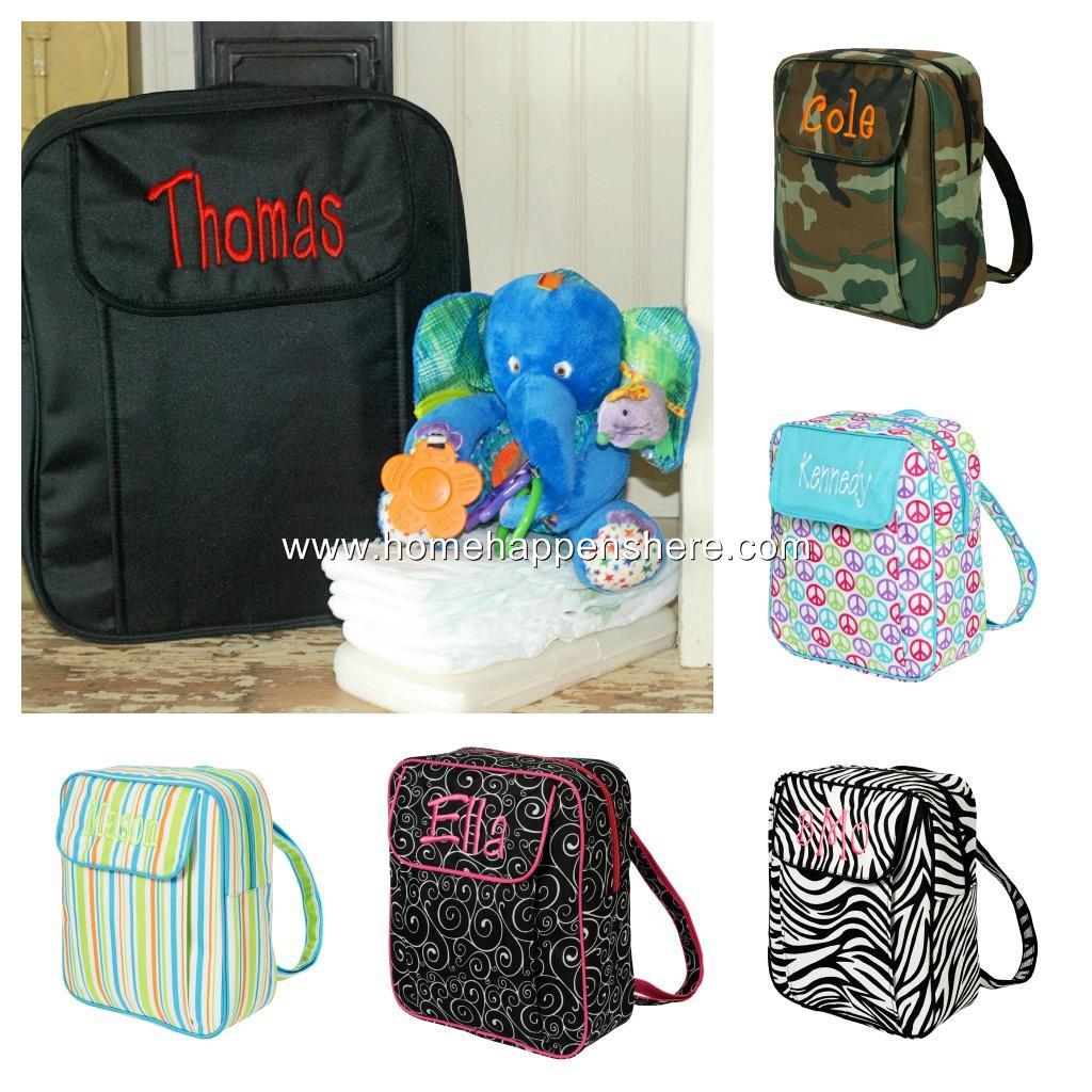 One 14" BACKPACK Book Tote Travel Overnight School Gym Diaper Bag