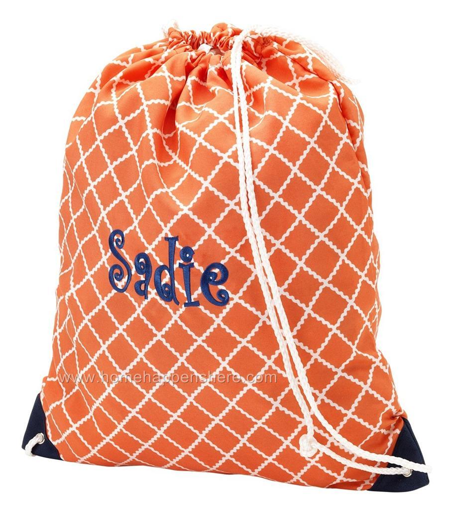 PERSONALIZED One DRAWSTRING BACKPACK Sports Cinch Sac Gym Cheer Bag