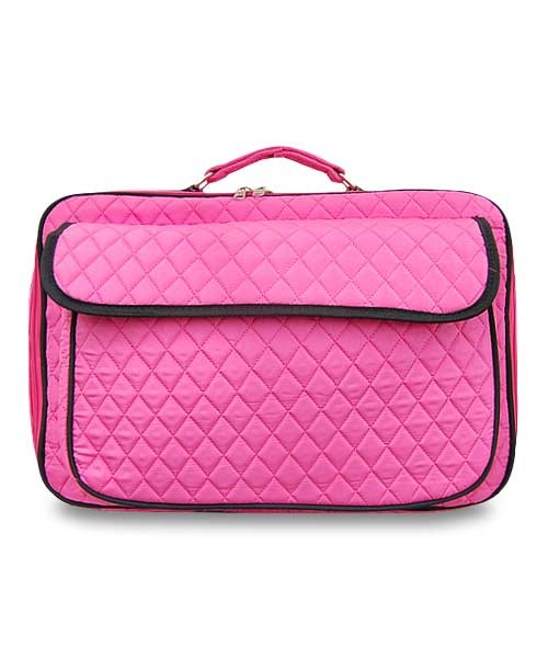 17" QUILTED LAPTOP Case Padded Travel Tote Shoulder Bag + 1 Vera