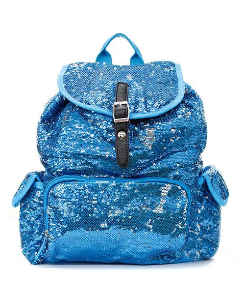 14" GLITTER SEQUIN BACKPACK Sparkle Bling Bookbag Tote Cheer Dance Bag