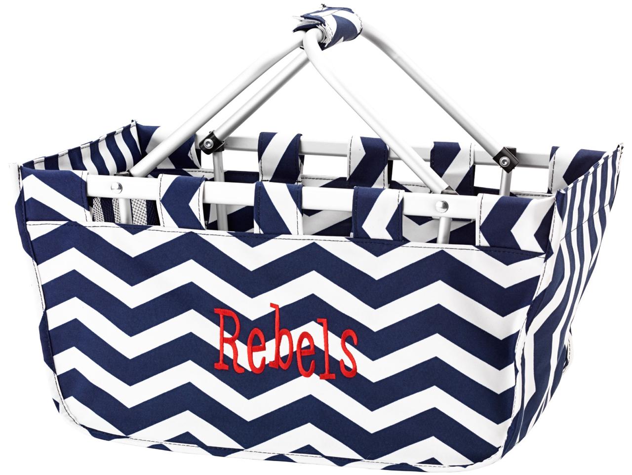 Large MARKET & UTILITY TOTE Easter Basket Beach Picnic Bag PERSONALIZED