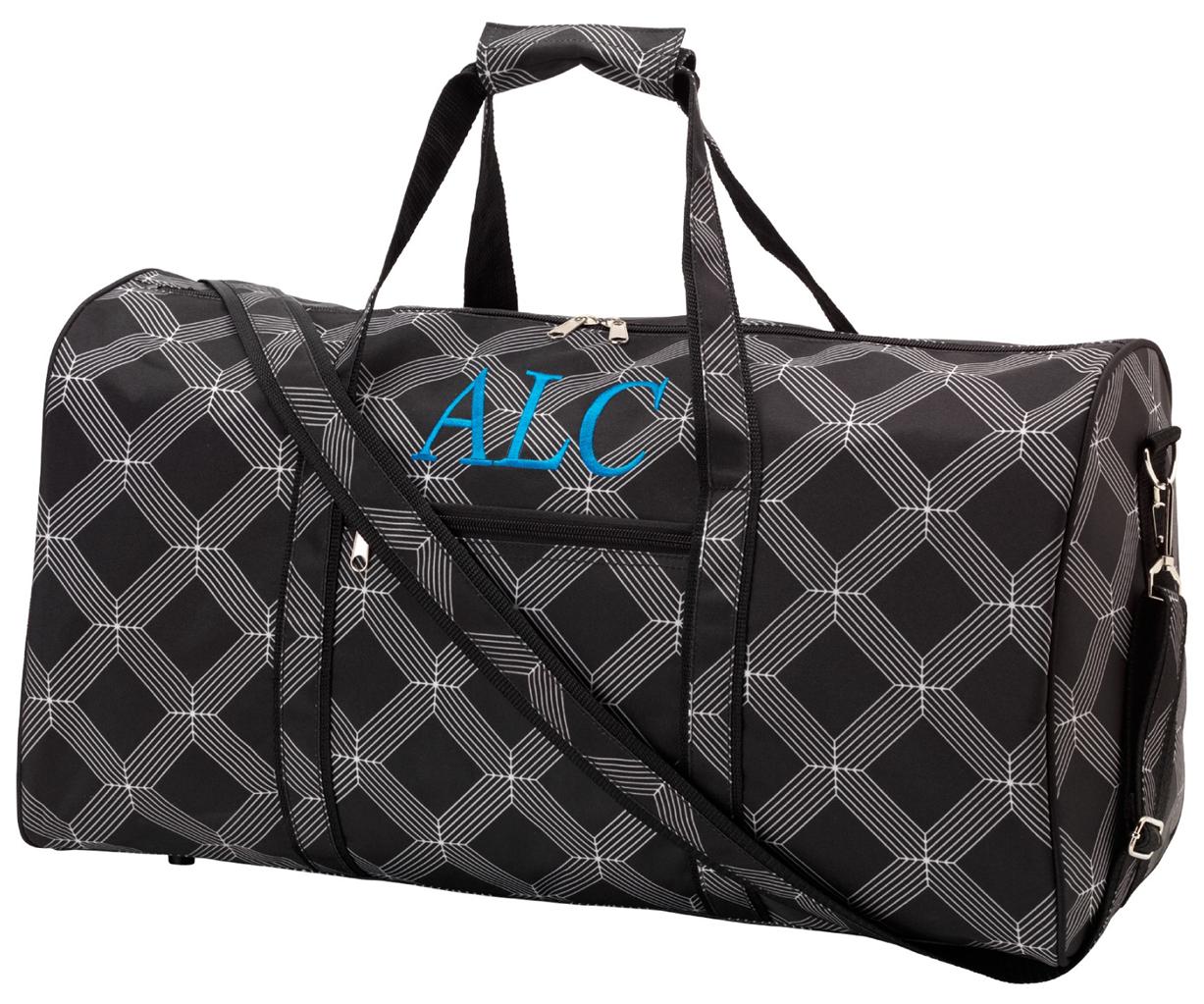 PERSONALIZED One 21&quot; Travel Tote DUFFEL BAG Sports Gym MONOGRAMMED Thirty Style | eBay
