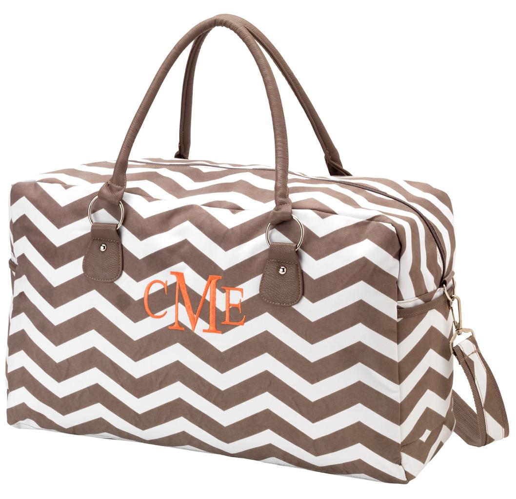 19&quot; PERSONALIZED One Duffle Tote WEEKENDER Carry On Bag Thirty Style Monogrammed