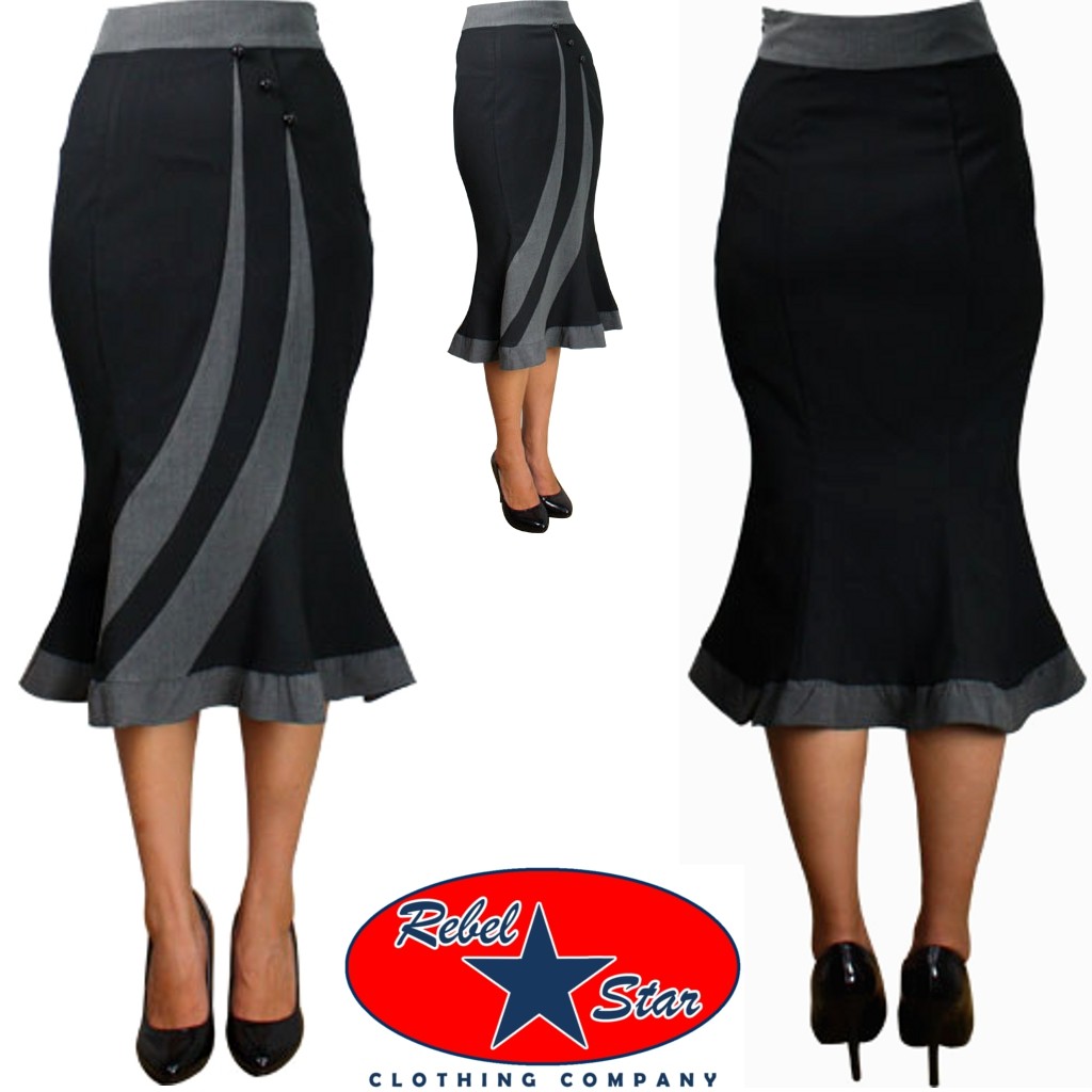 rockabilly pencil skirt outfit