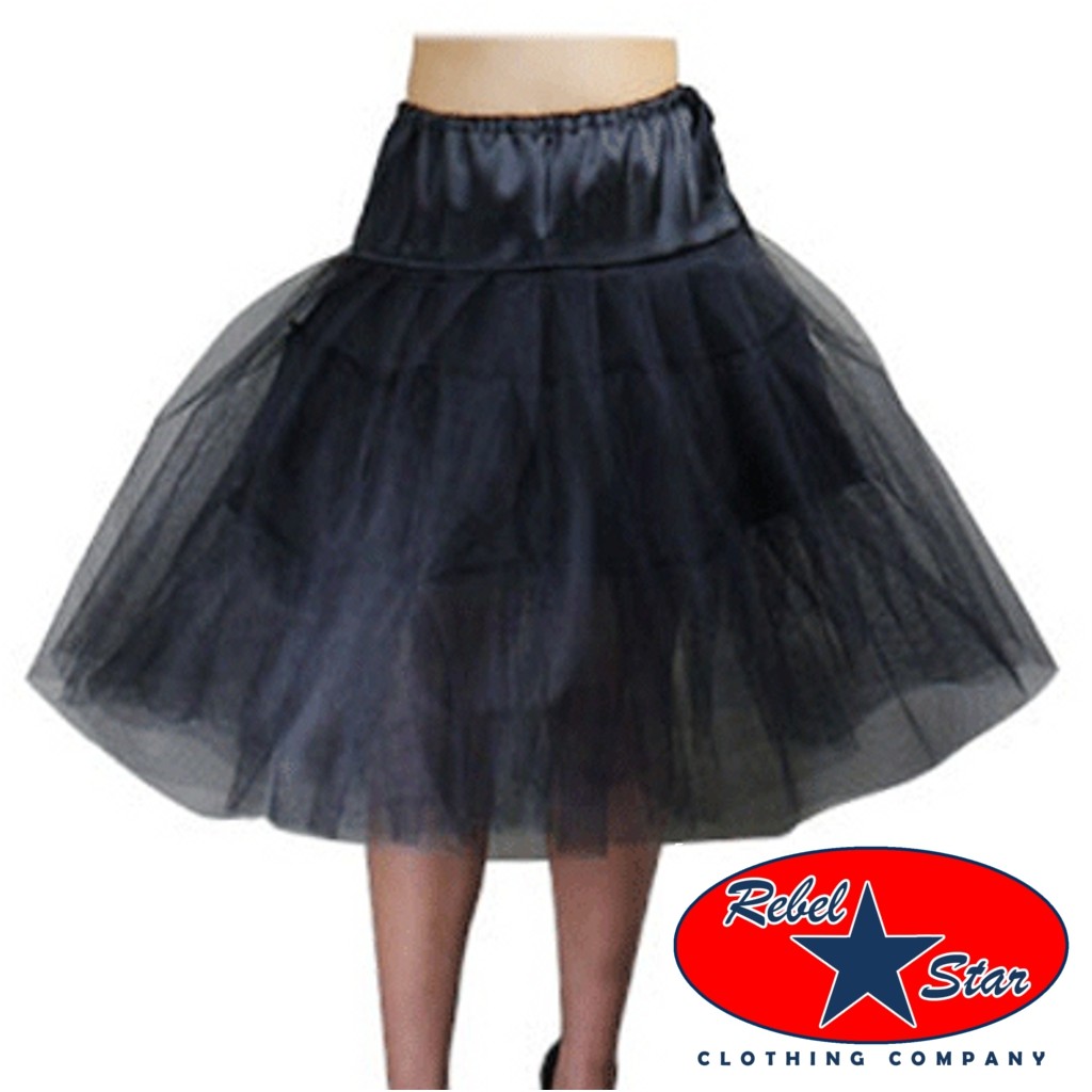 Organza Triple Layered Petticoat Rockabilly Swing Retro Pin Up 50s 60s
