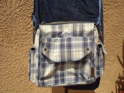 Plaid Messenger Bags on Plaid Crossbody Purse Handbag Messenger  Knockaround  Bag Blue   Ebay