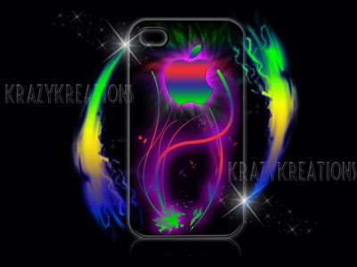 Custom Iphonecases on Neon Apple Custom Iphone 4 4s Case New Design   Ebay
