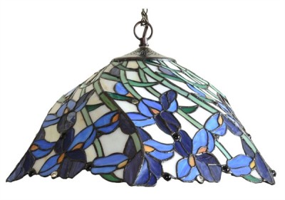 Hanging Ceiling Light Fixture on Hanging Pendant Stained Glass 19 Lamp Shade Ceiling Light Fixture