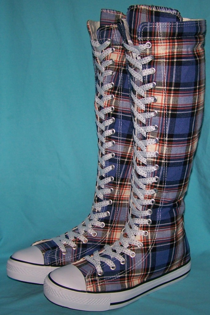 knee high top shoes
