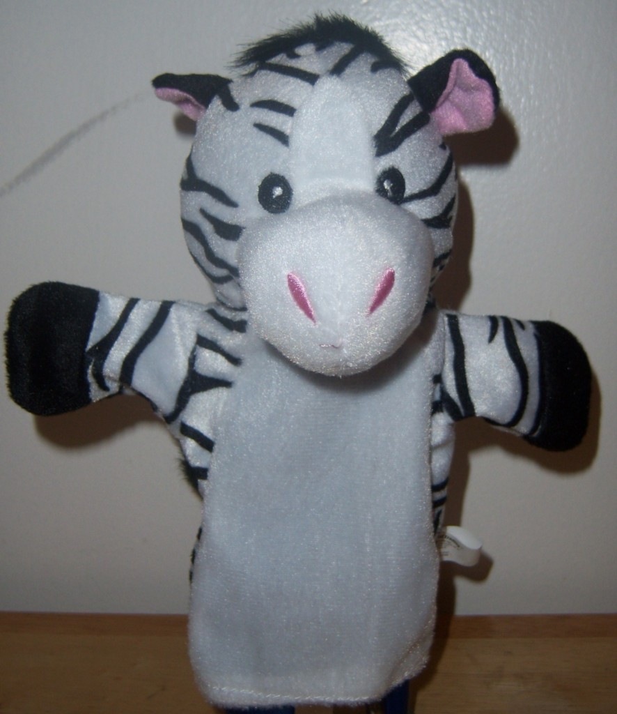 Safari Hand Puppet, Baby Shower, Elephant, Tiger, Giraffe, Zebra, Lion