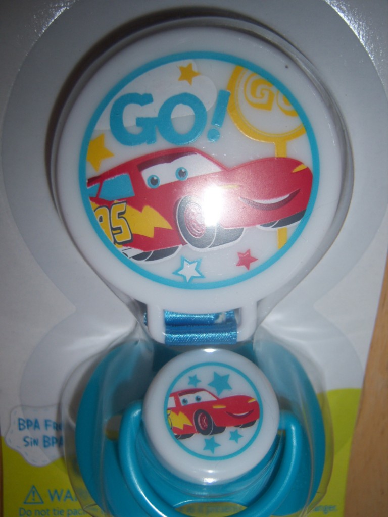 DISNEY CARS PACIFIER & HOLDER, LIGHTNING MCQUEEN, MATER, BABY SHOWER, CAKE eBay