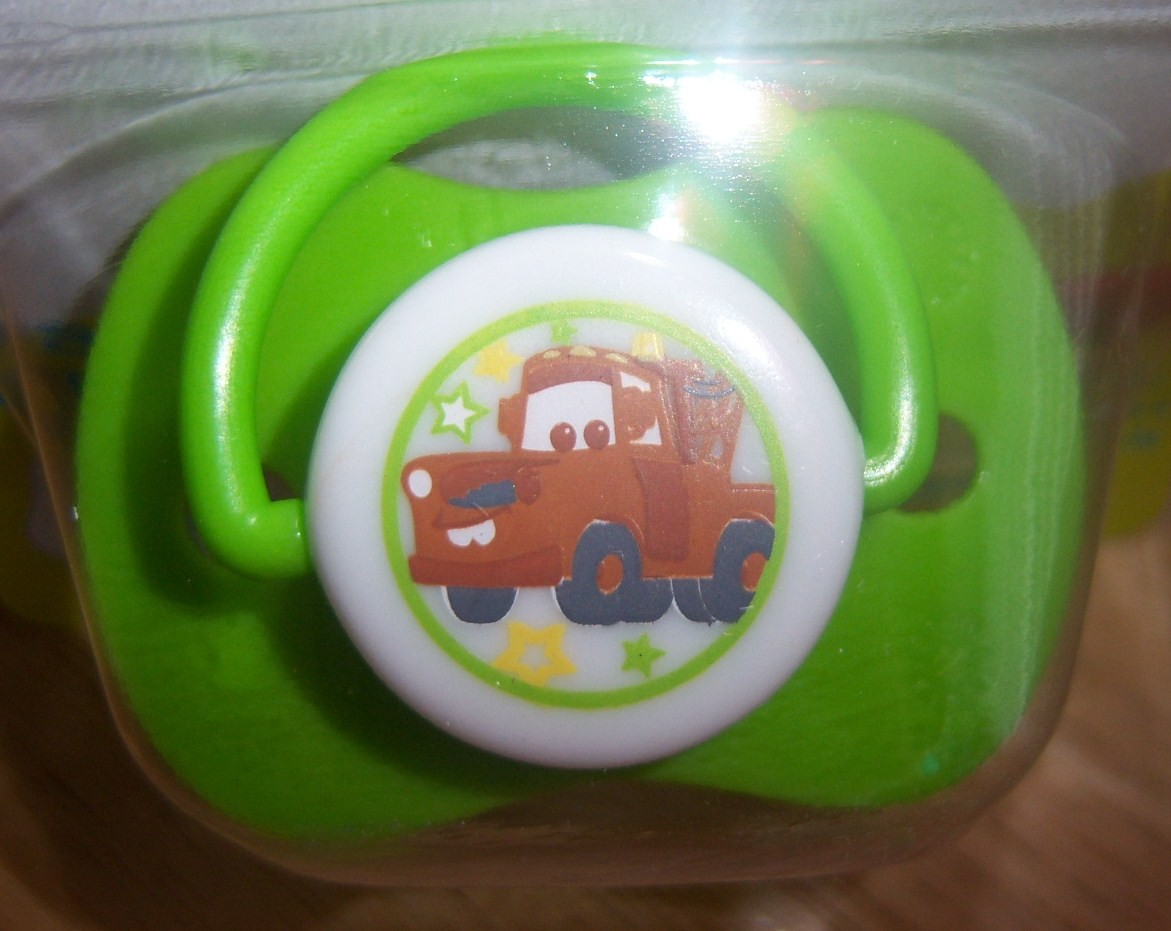 Disney Cars Pacifier Lightning McQueen Mater Baby Shower Diaper Cake eBay