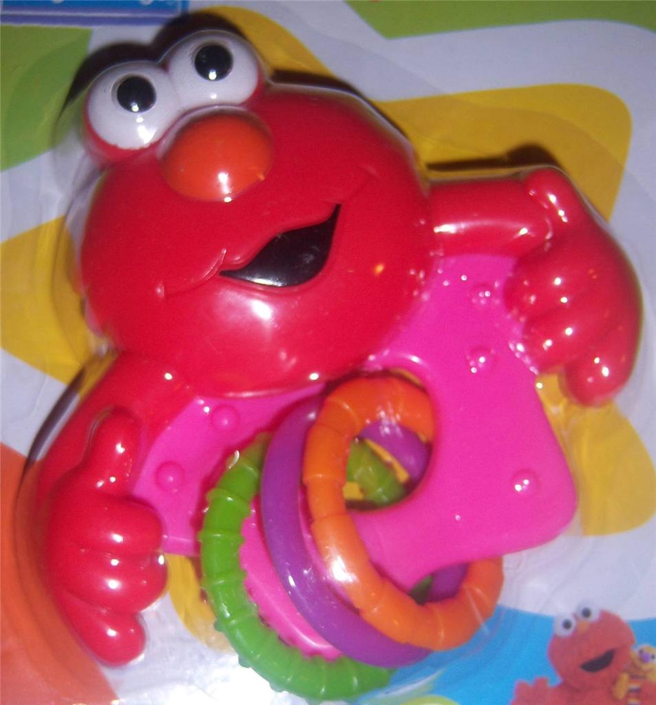 cookie monster teething toy