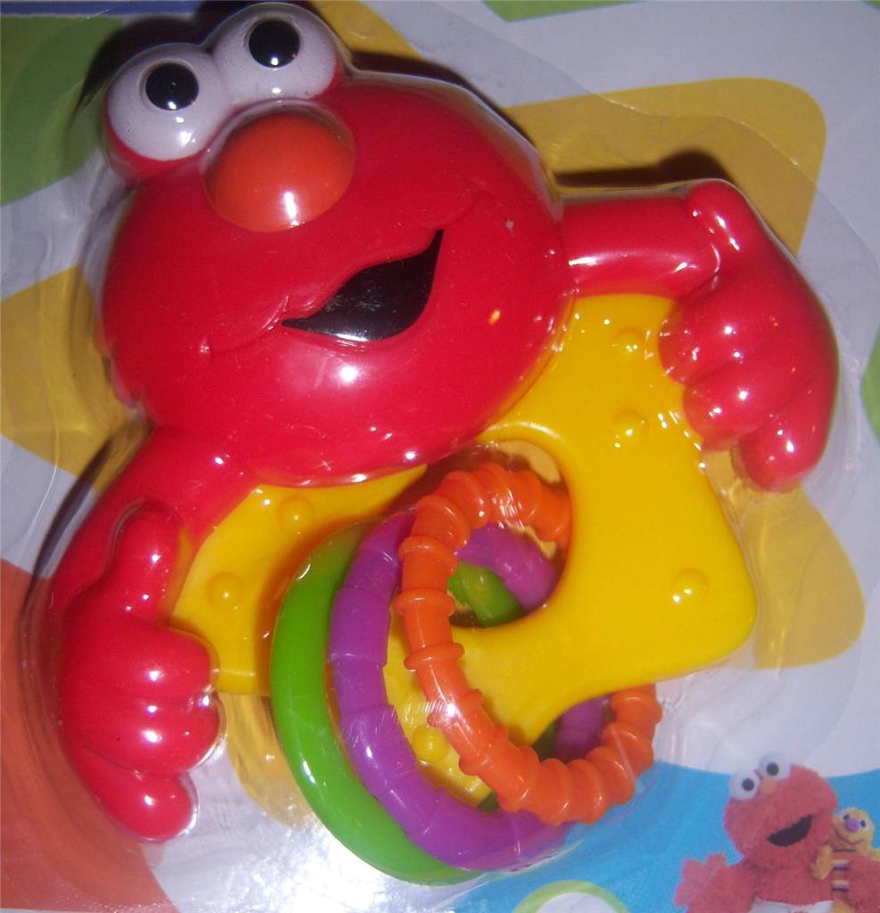 cookie monster teething toy