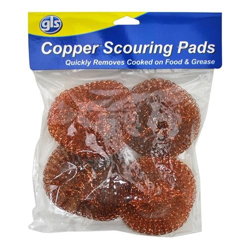 4 COPPER MESH SCOURING SCRUBBER CLEANING PADS eBay