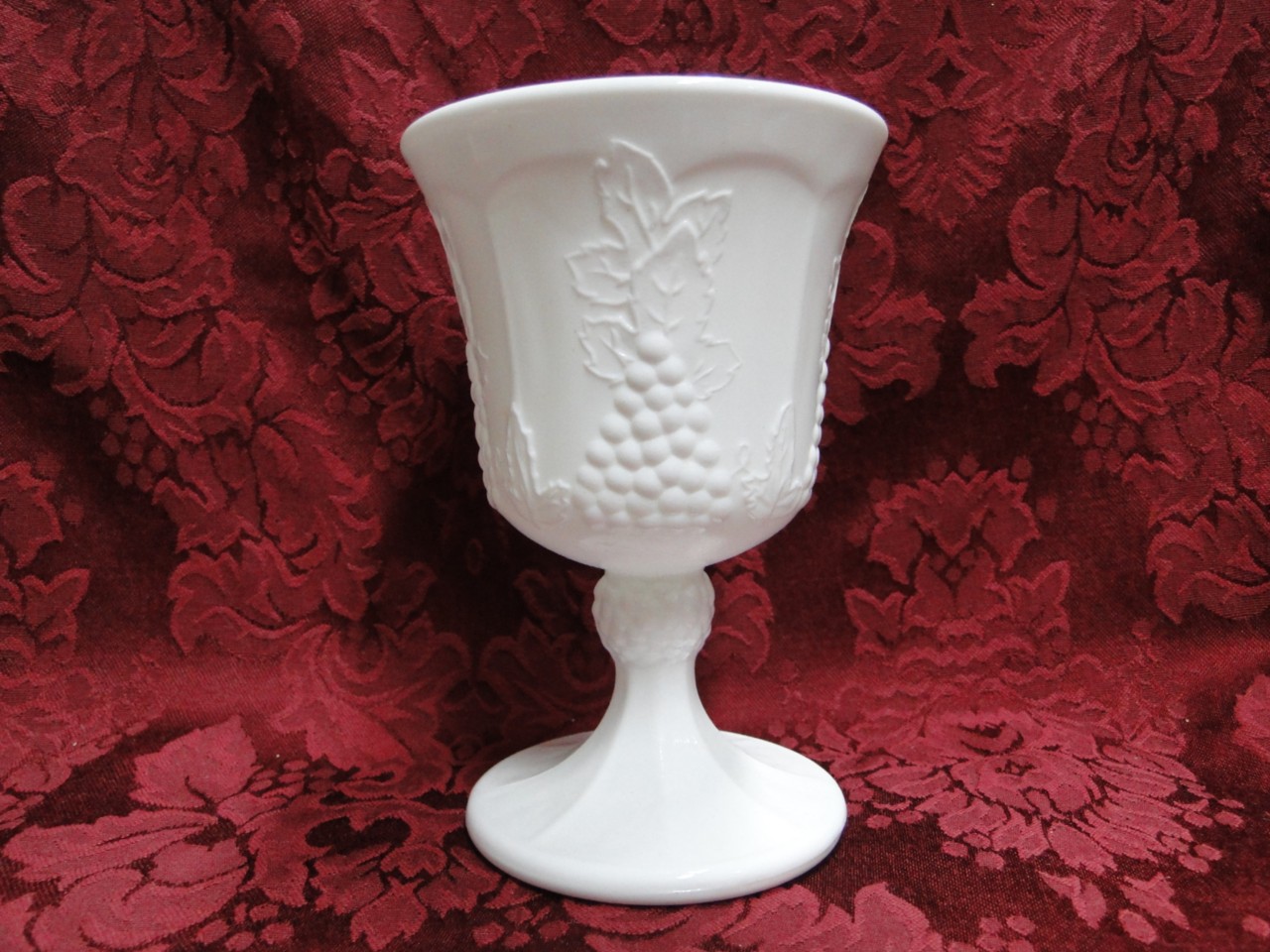 Colony Harvest White Milk Glass Grapes Leaves Dinnerware for Special Occasions eBay