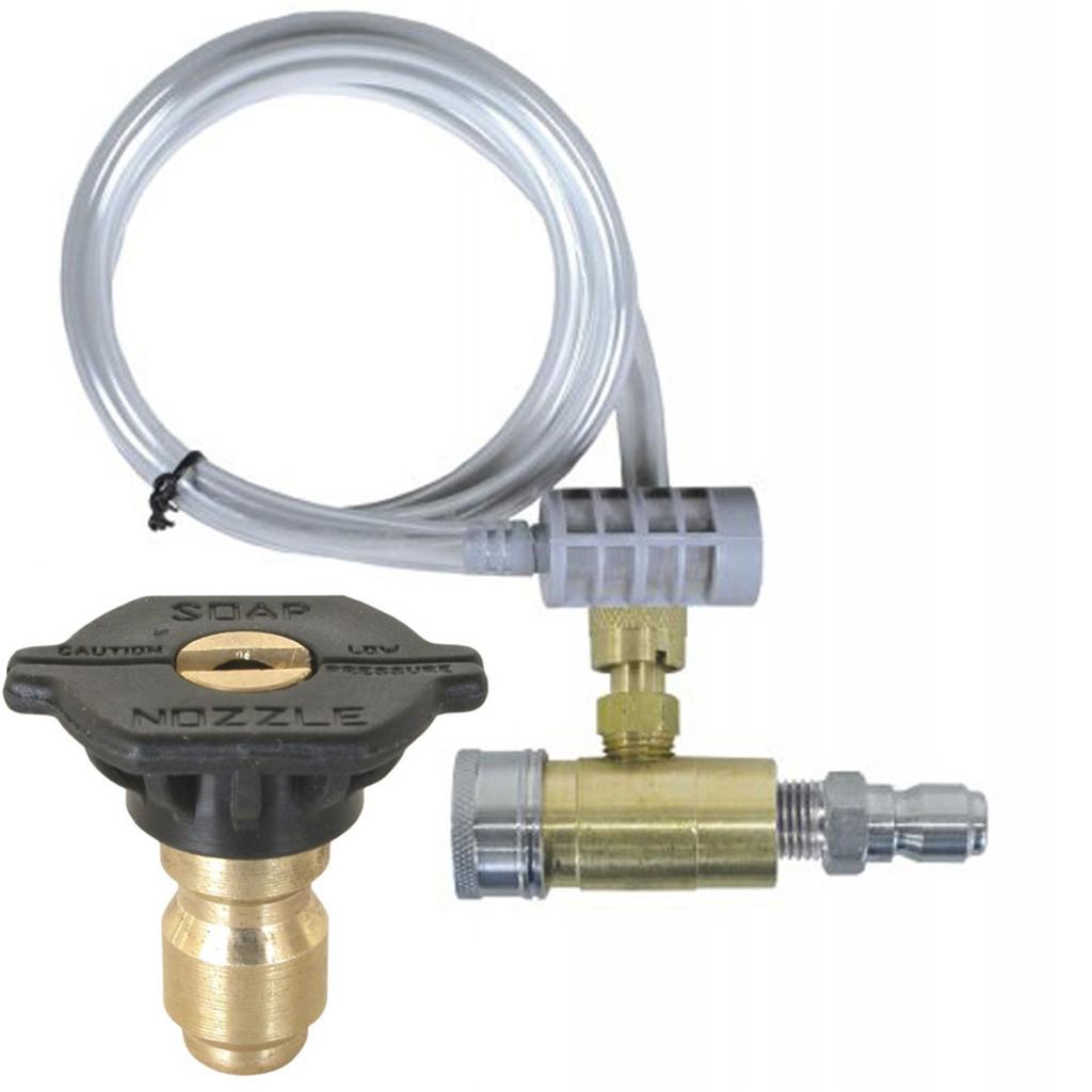 Pressure Washer Soap Chemical Injection Kit Apply Detergent At LOW PSI